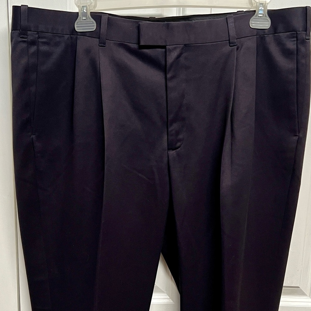 Perry Ellis Indigo Color Dress Pants - Classic Tailored Fit Size 42